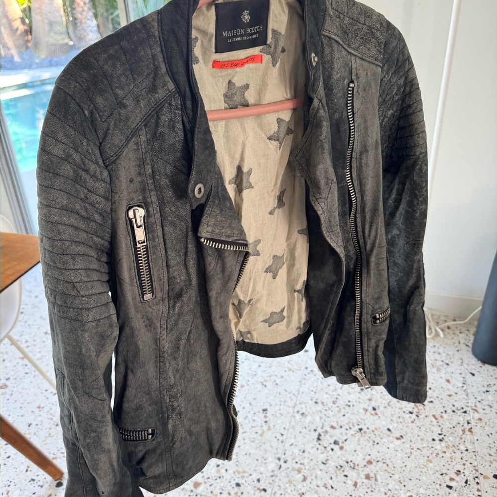 Scotch & Soda Gray and Black Star Patterned Lining - Picture 4 of 10